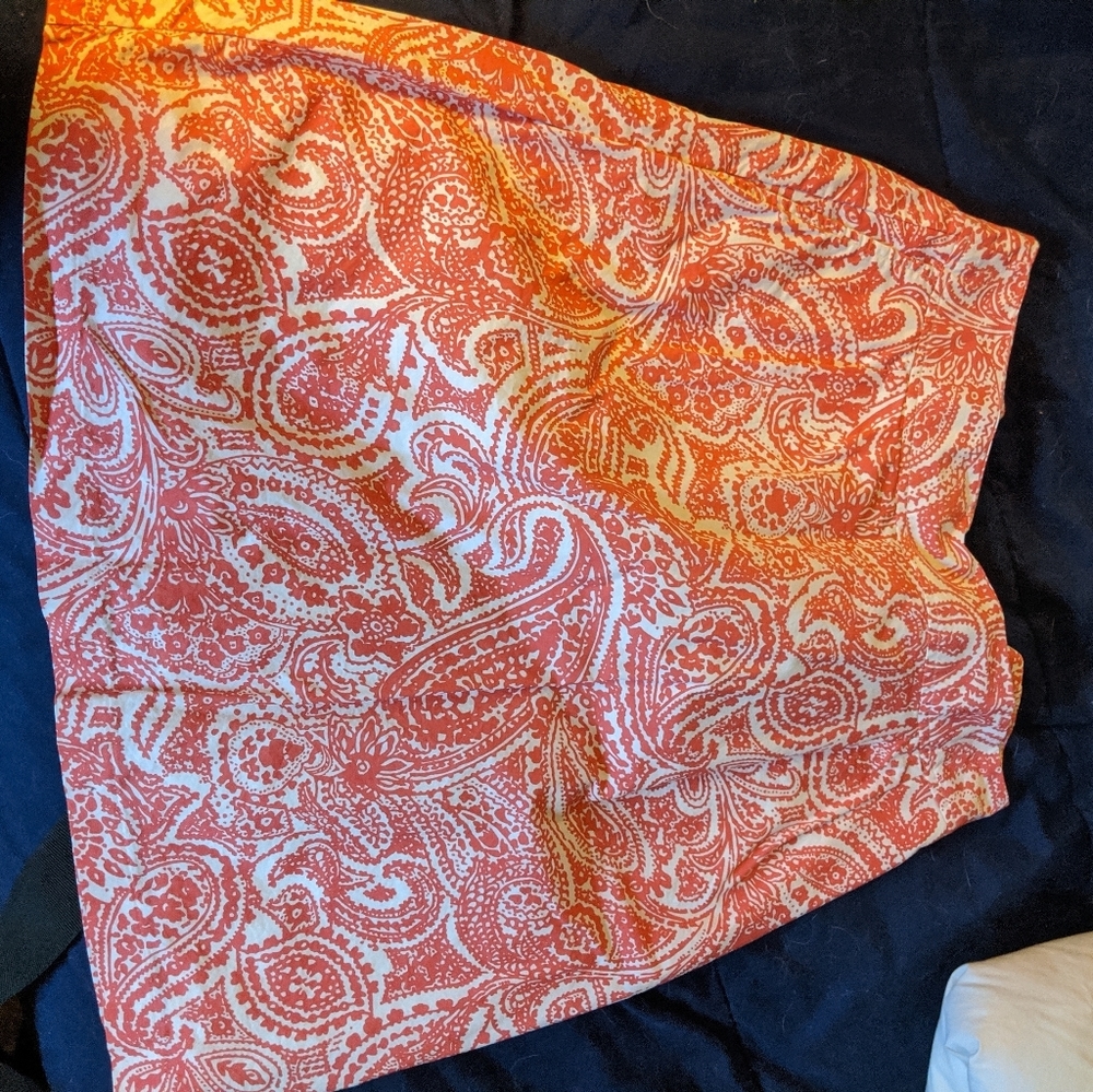 Lands end summer pattern skirt